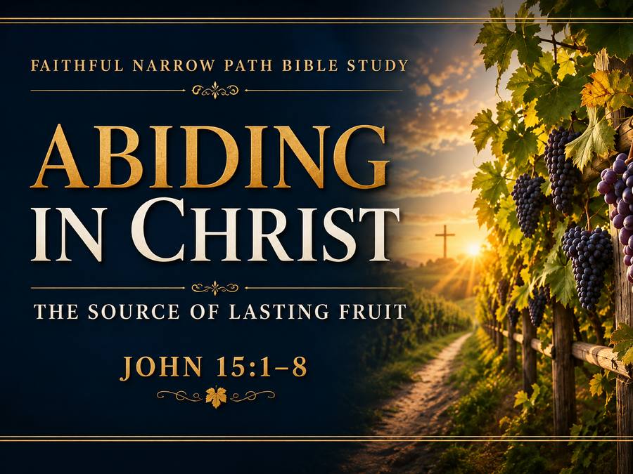 Abiding in Christ: The Source of Lasting Fruit | John&nbsp;15:1–8