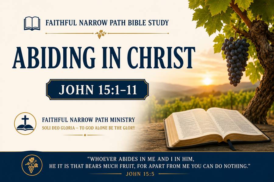 Abiding in Christ | John 15:1–11 Bible&nbsp;Study