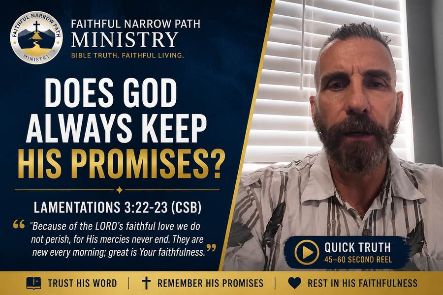 Does God Always Keep His Promises? | Lamentations&nbsp;3:22–23