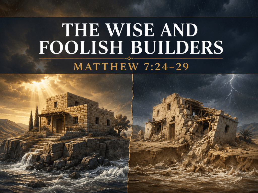 The Wise and Foolish Builders | Matthew&nbsp;7:24–29