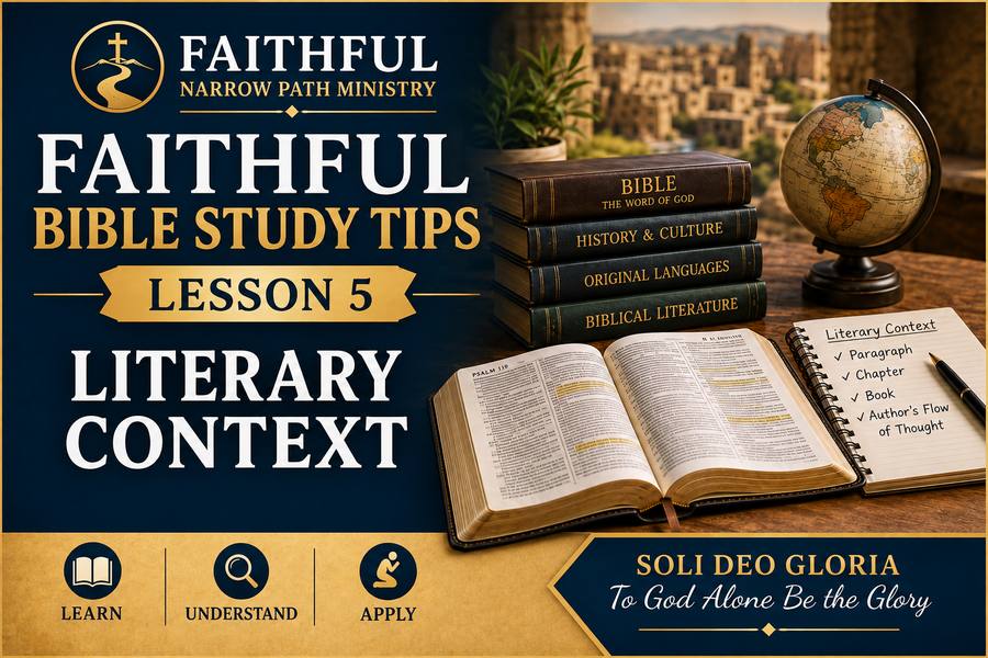 Faithful Bible Study Tips | Lesson 5: What Is Literary&nbsp;Context?