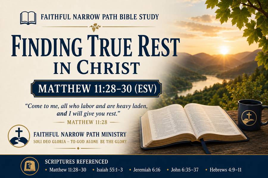 Finding True Rest in Christ | Matthew&nbsp;11:28–30