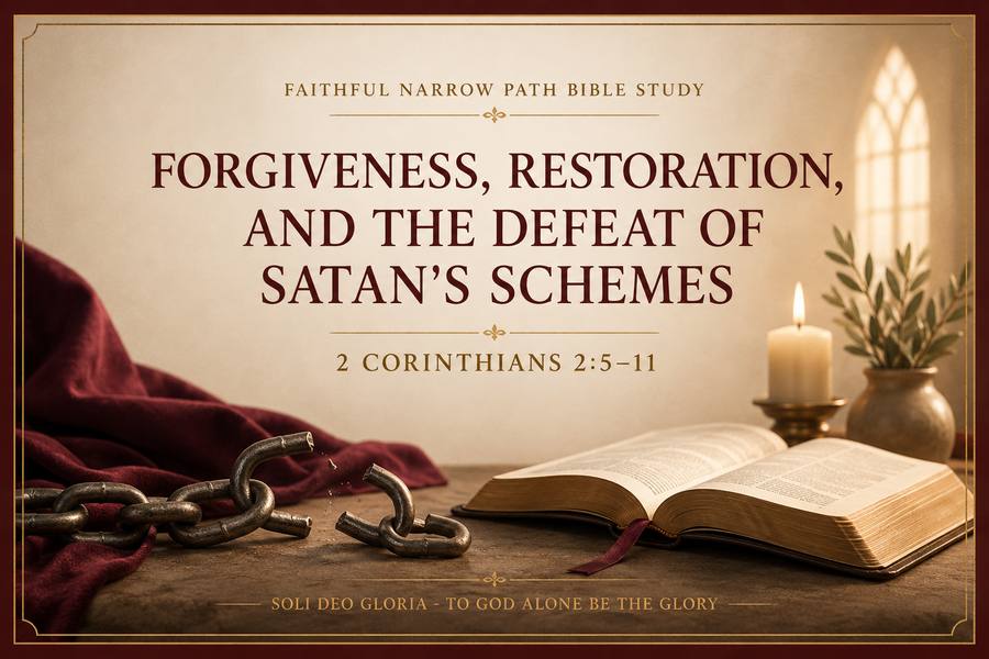Forgiveness, Restoration, and the Defeat of Satan’s Schemes | 2 Corinthians&nbsp;2:5–11