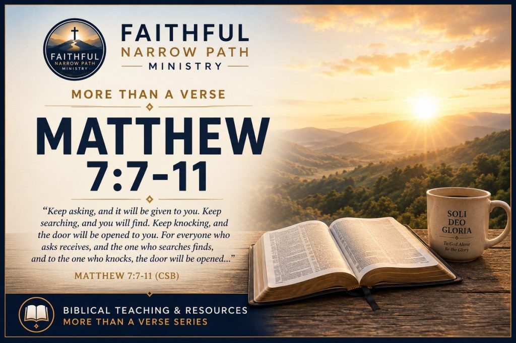 Ask, Seek, Knock | Matthew&nbsp;7:7–11