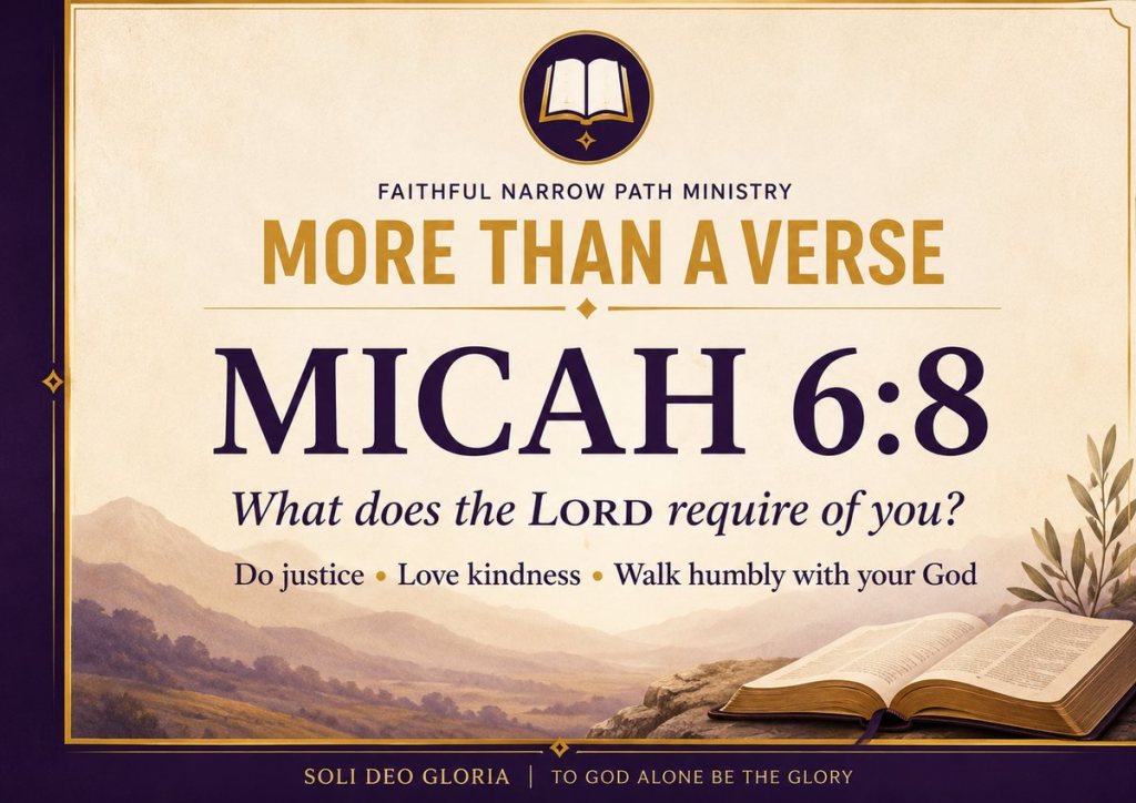 What Does the LORD Require of You? | Micah&nbsp;6:8