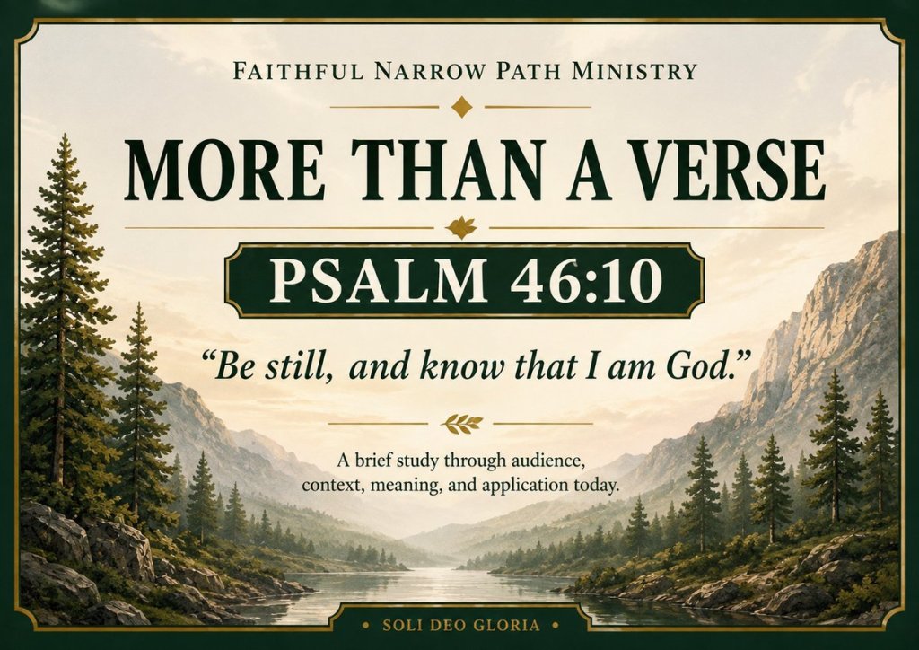 Be Still, and Know That I Am God | Psalm&nbsp;46:10
