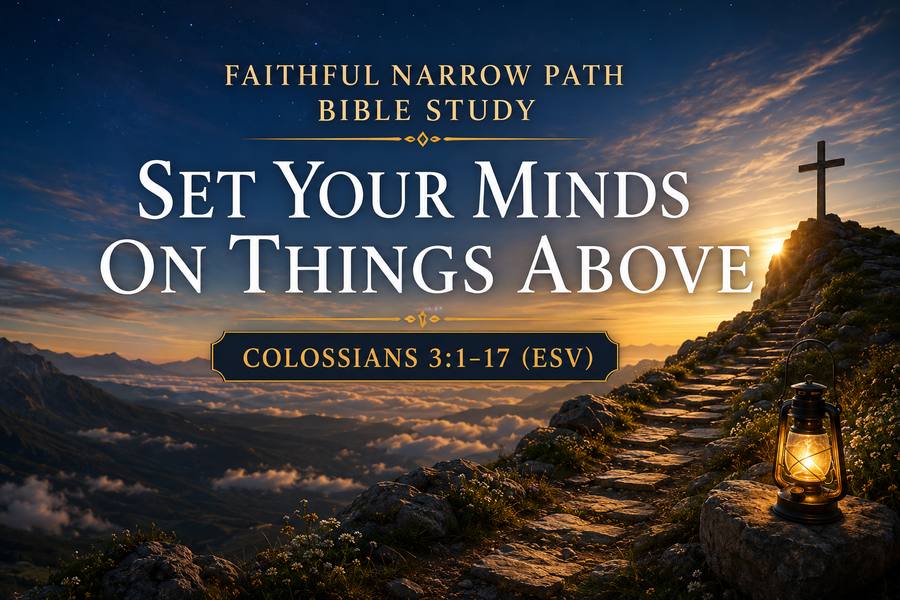 Set Your Minds on Things Above | Colossians&nbsp;3:1-17