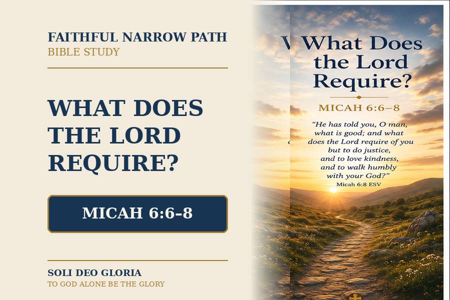 What Does the Lord Require? | Micah&nbsp;6:6–8