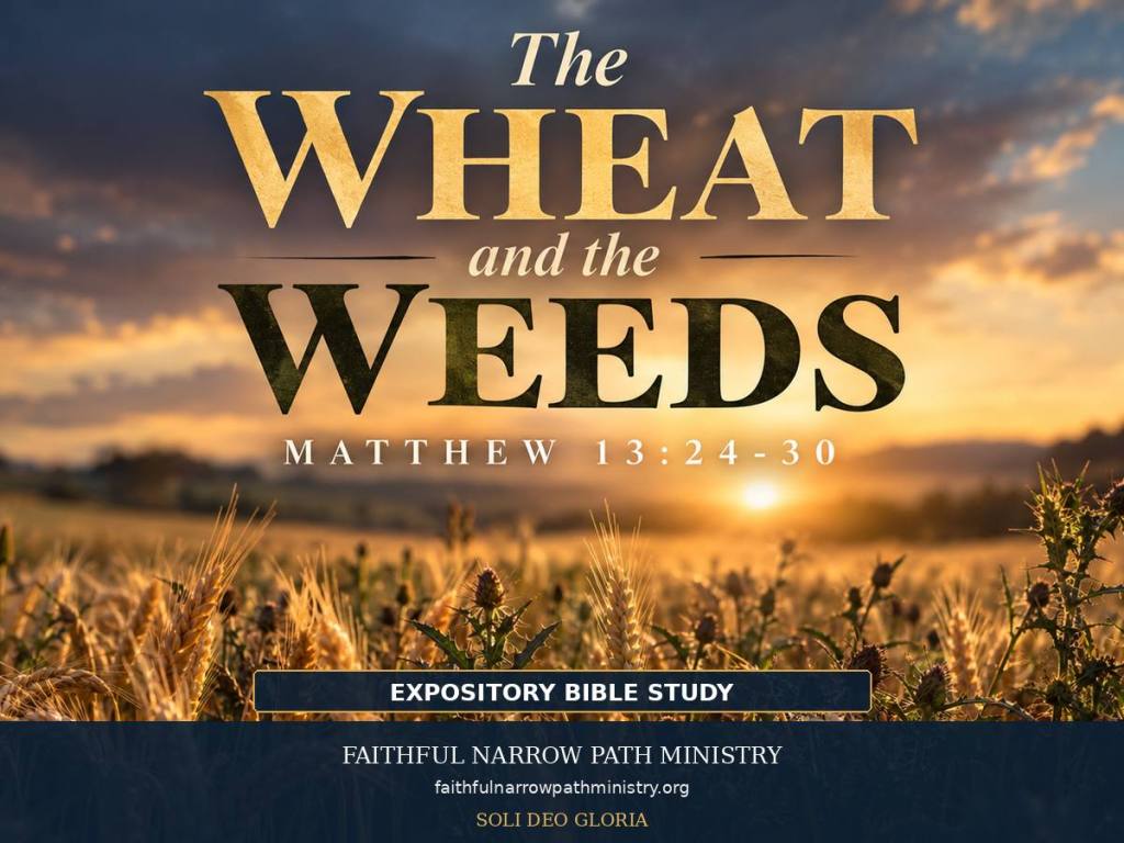 The Wheat and the Weeds | Matthew 13:24 to&nbsp;30